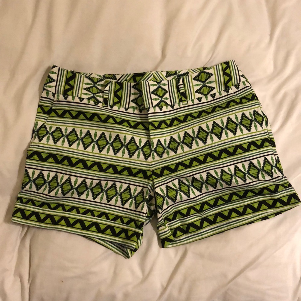 Aztec Print Shorts